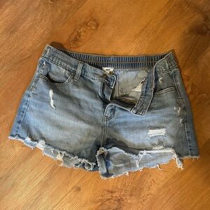 Aerie Distressed Denim Women Shorts